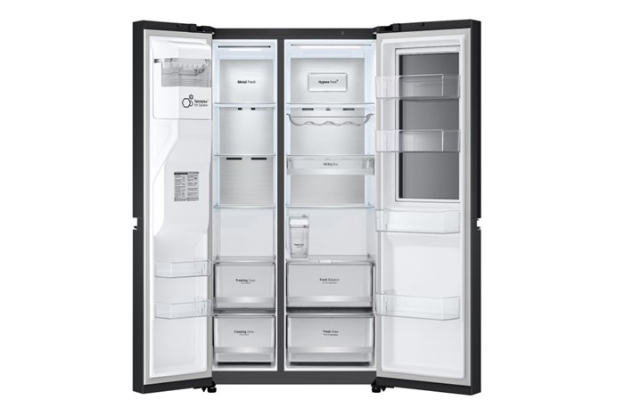 Tủ Lạnh LG Inverter 635 Lít Side By Side InstaView Door-in-Door GR-X257BL